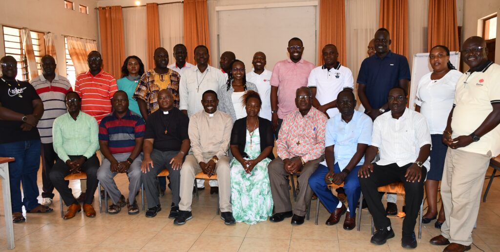 Group photo taken during the AMECEA, SSSCBC Advocacy workshop in Juba
